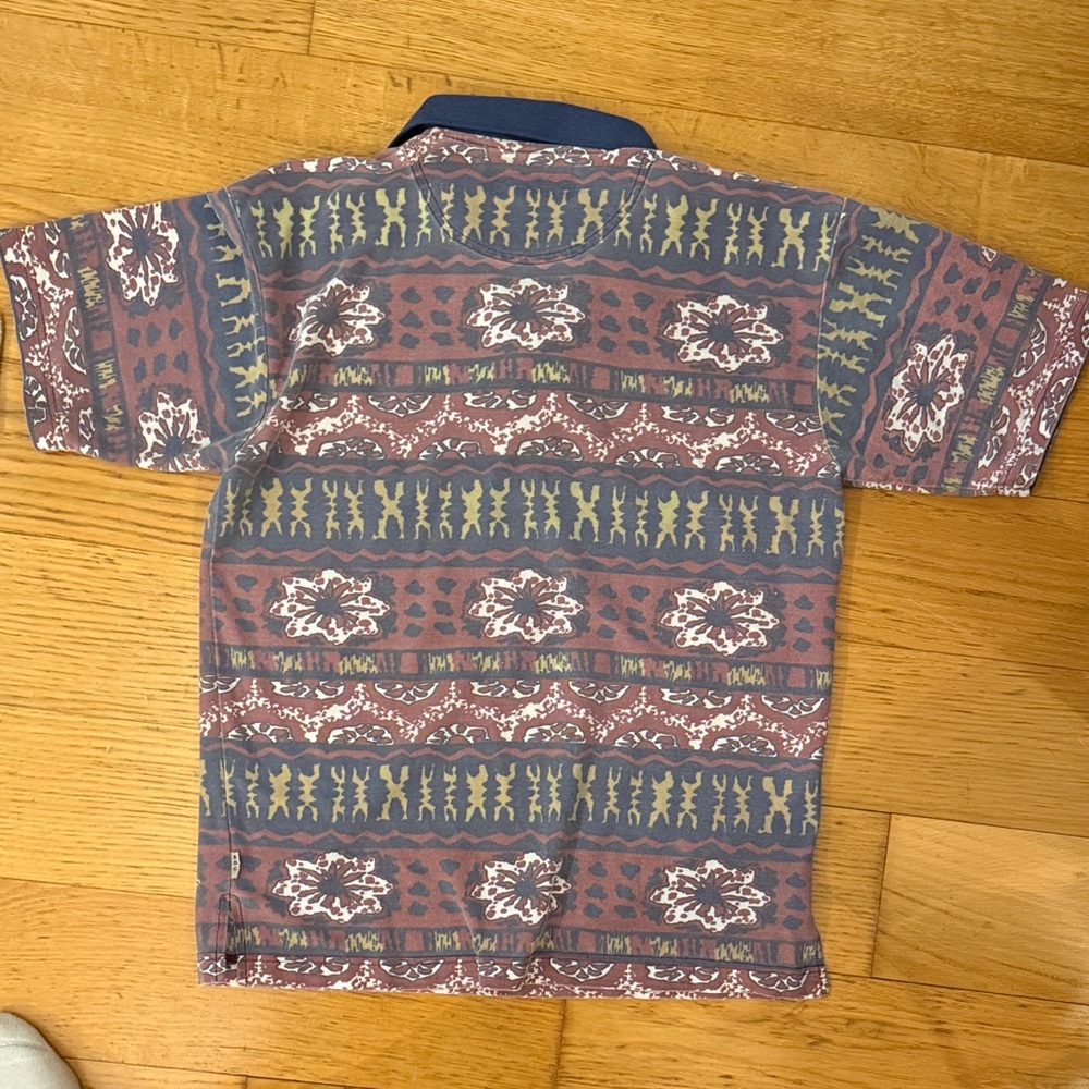 Bugle Boy Multicolor Patterned Polo - image 3